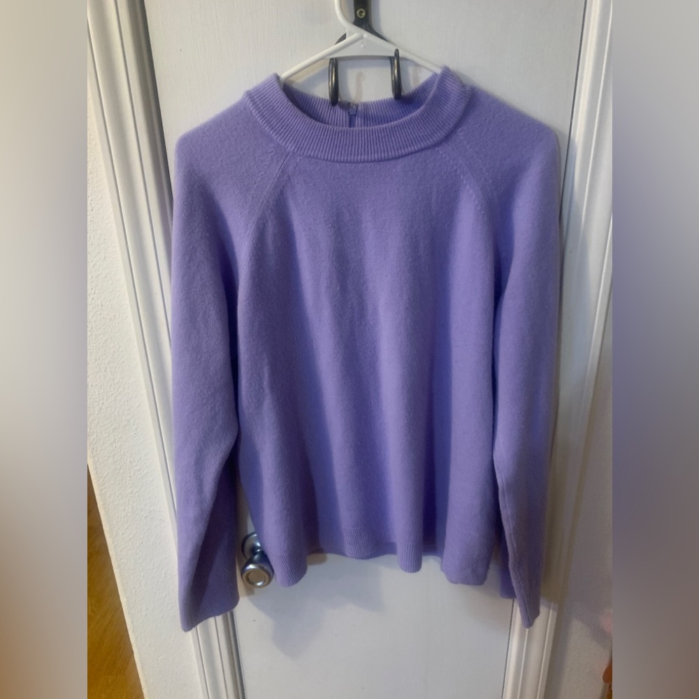 Karen Scott Light Purple Sweater